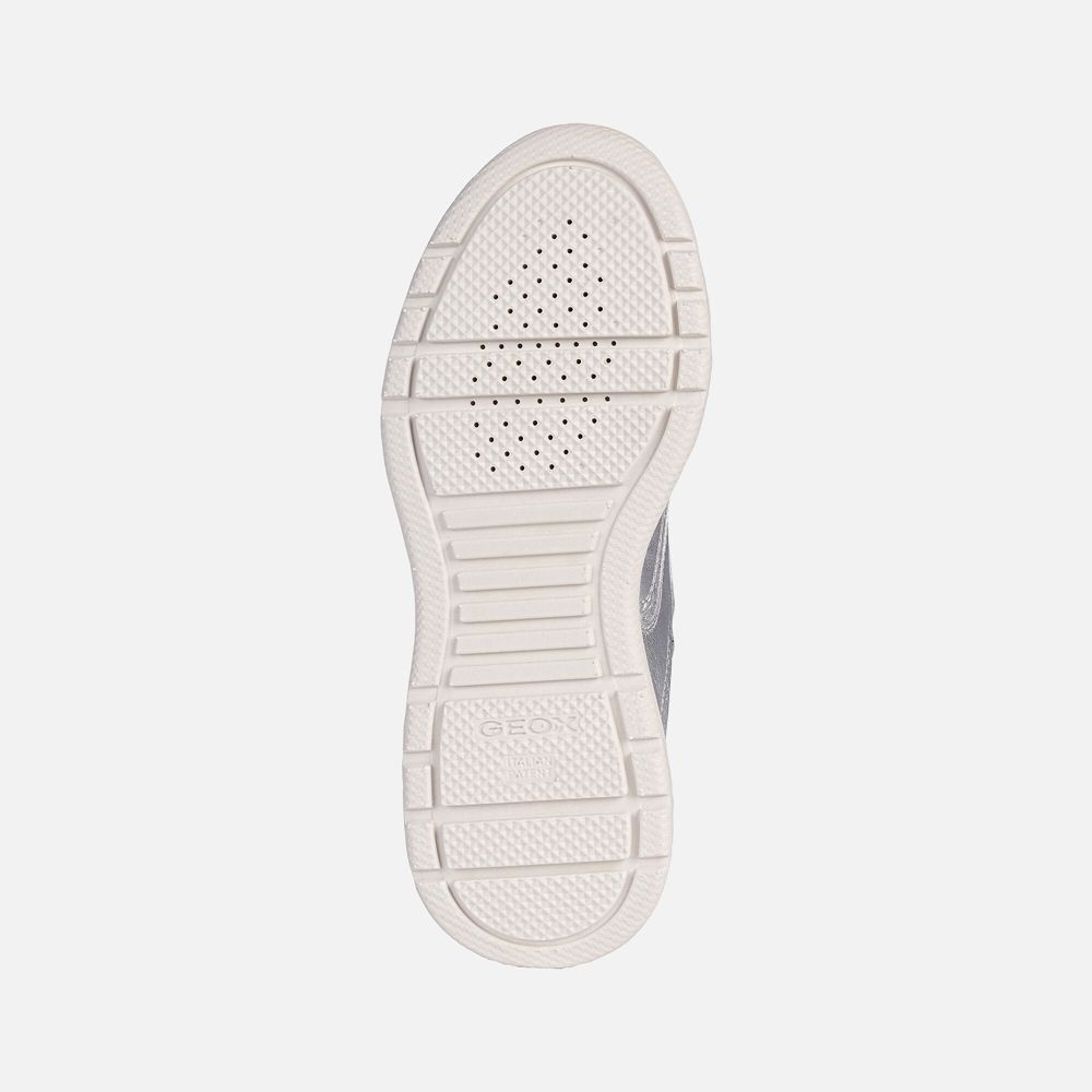 Geox Bayan Spor Ayakkabı Gümüş - Smeraldo - RXO-392714